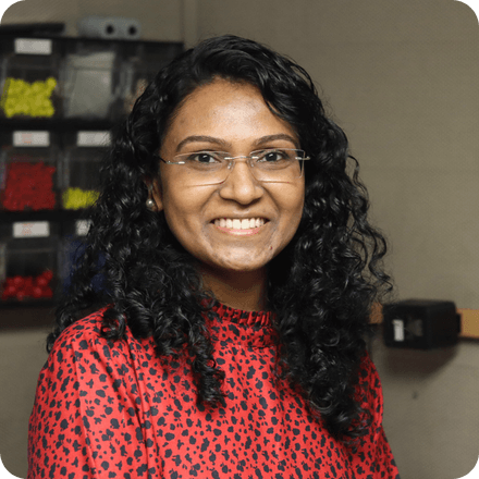 a photo of Pratima, an audiologist